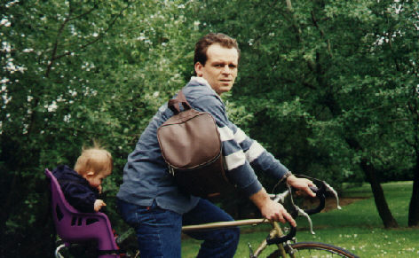 En vélo avec Papa